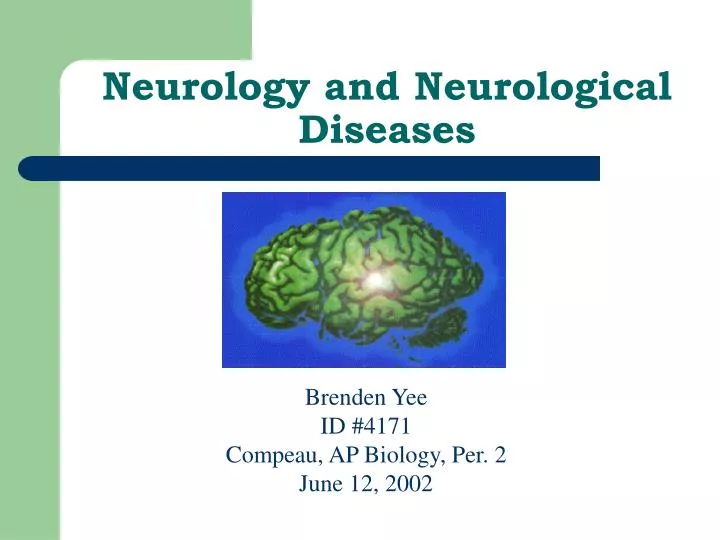 neurology and neurological diseases