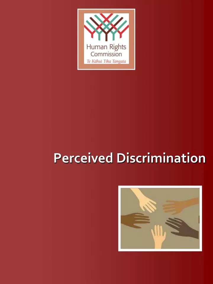 perceived discrimination