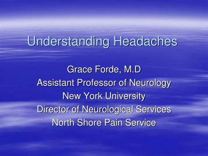 understanding headaches