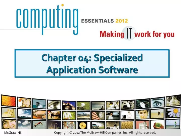 chapter 04 specialized application software