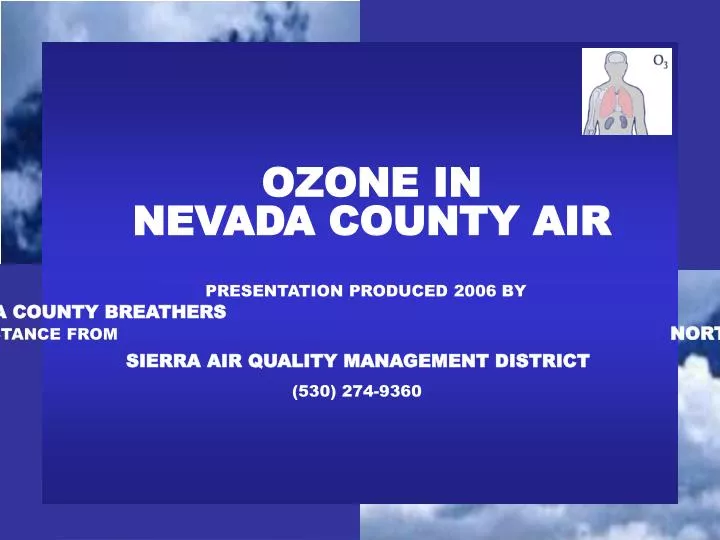 ozone in nevada county air