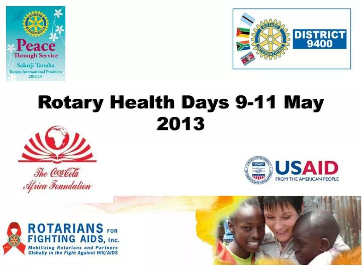 rotary health days 9 11 may 2013