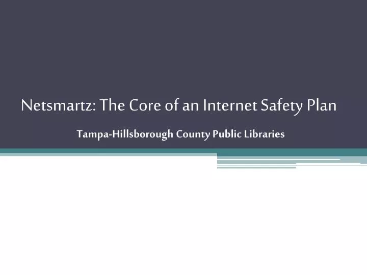 netsmartz the core of an internet safety plan tampa hillsborough county public libraries