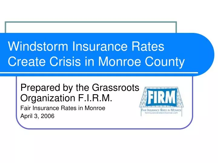 windstorm insurance rates create crisis in monroe county