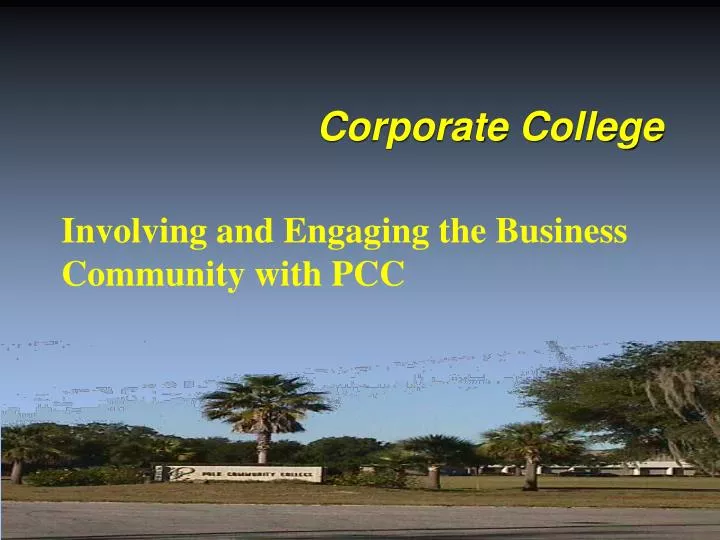 corporate college