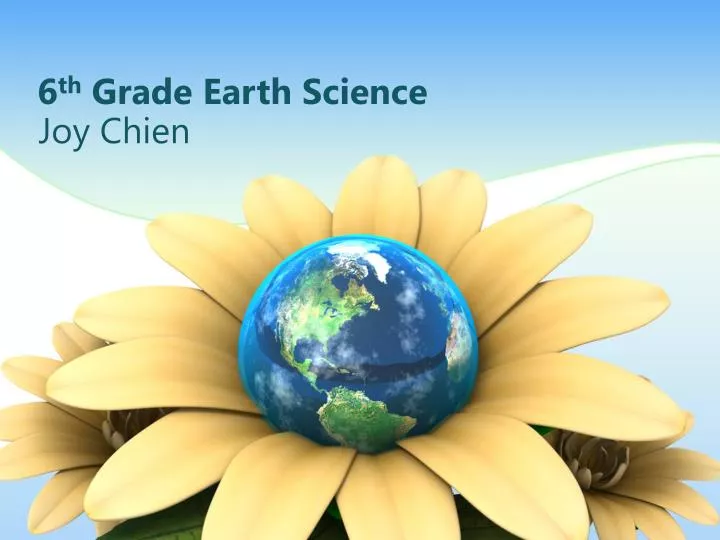 6 th grade earth science