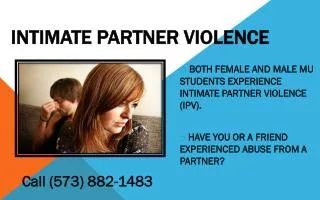 Intimate Partner Violence