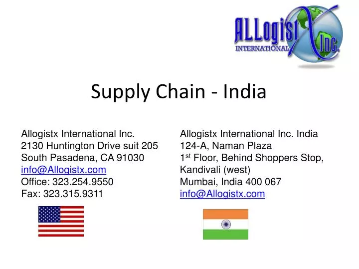 supply chain india