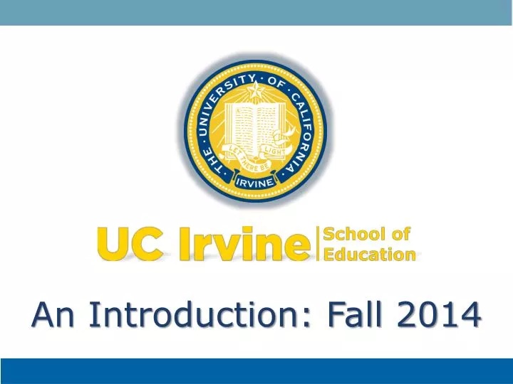 an introduction fall 2014