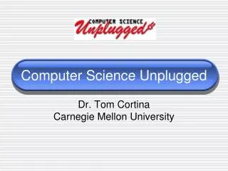 Computer Science Unplugged