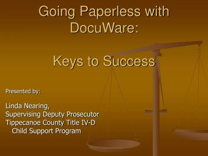 going paperless with docuware keys to success