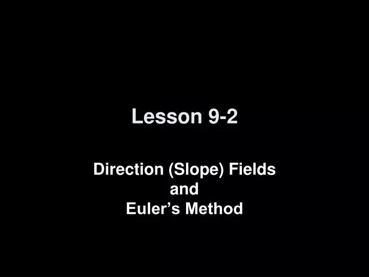 lesson 9 2