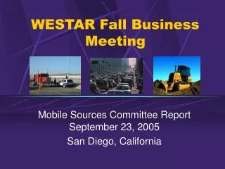 WESTAR Fall Business Meeting