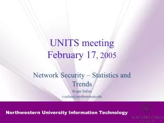 UNITS meeting February 17 , 2005