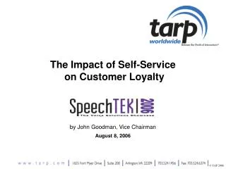 The Impact of Self-Service on Customer Loyalty