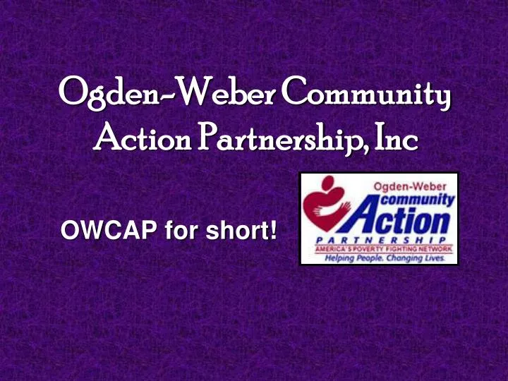 ogden weber community action partnership inc