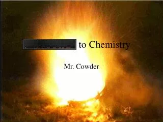 to Chemistry