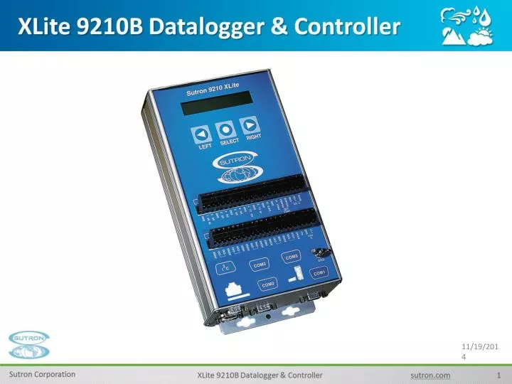 xlite 9210b datalogger controller