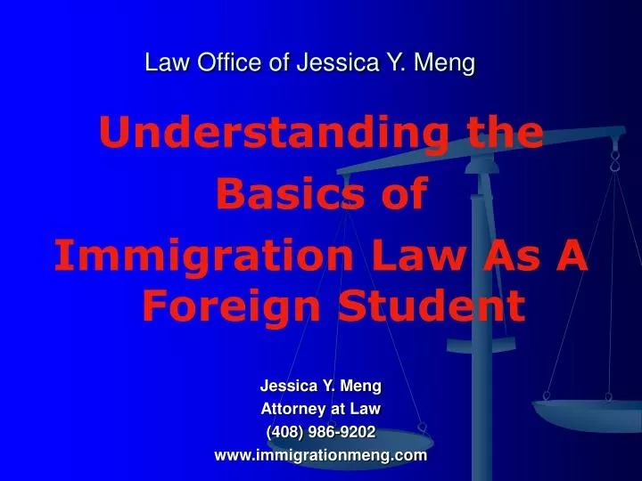 law office of jessica y meng