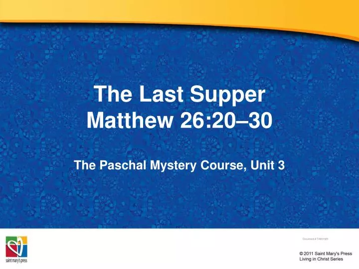 the last supper matthew 26 20 30