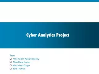 Cyber Analytics Project