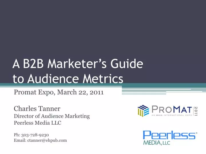 a b2b marketer s guide to audience metrics