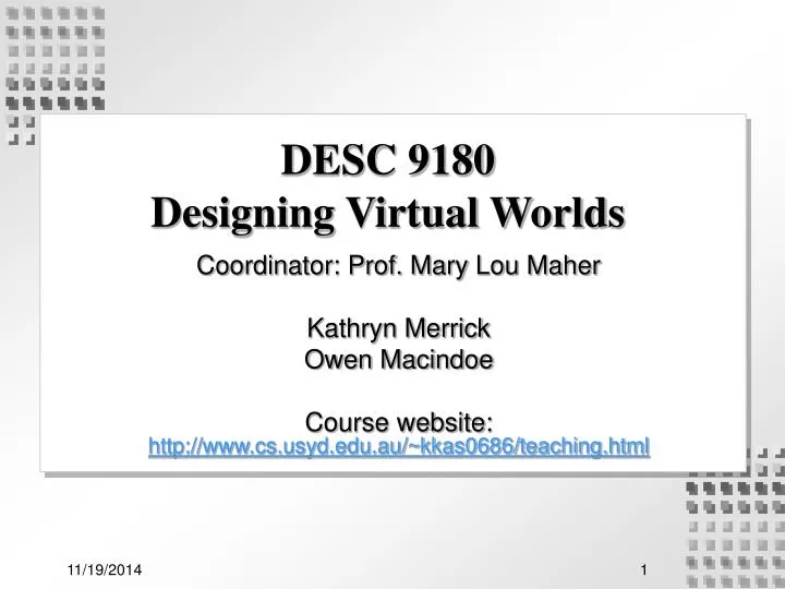 desc 9180 designing virtual worlds