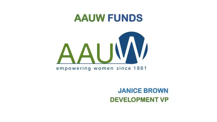 aauw funds