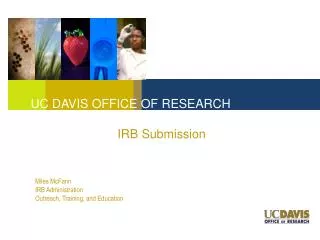 IRB Submission