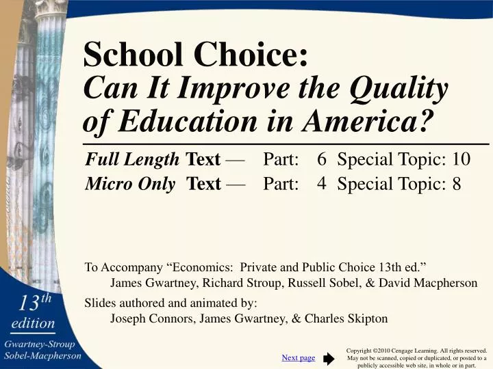 school choice can it improve the quality of education in america