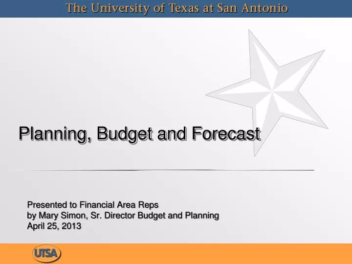 planning budget and forecast
