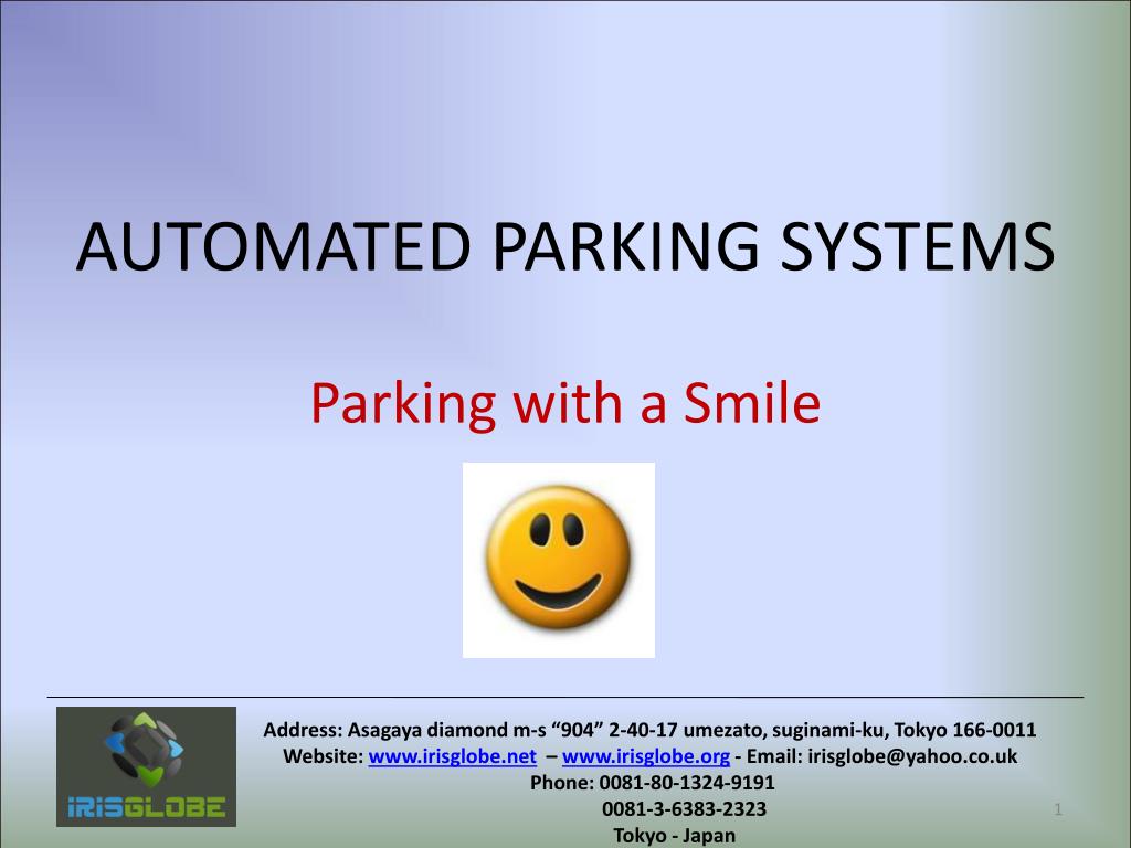 PPT - AUTOMATED PARKING SYSTEMS PowerPoint Presentation, free download ...
