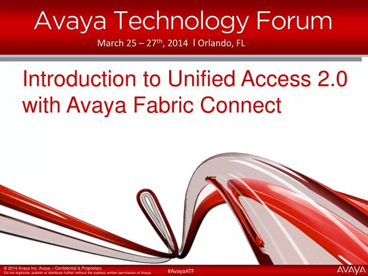 introduction to unified access 2 0 with avaya fabric connect