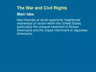The War and Civil Rights