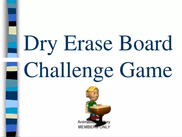dry erase board challenge game
