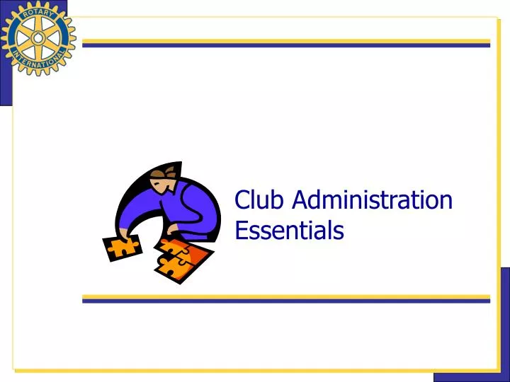 club administration essentials