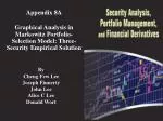 Graphical Analysis in Markowitz Portfolio Selection: Three-Security Empirical Solution - slide 1