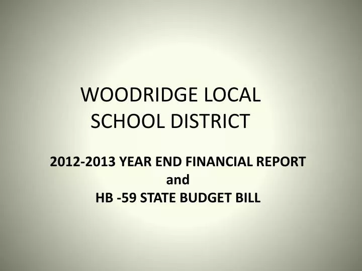 woodridge local school district