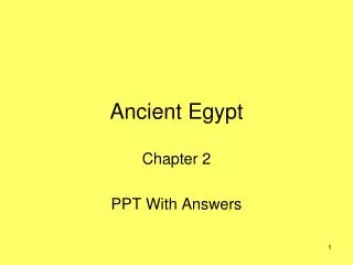 Ancient Egypt