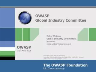 OWASP Global Industry Committee