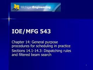 IOE/MFG 543