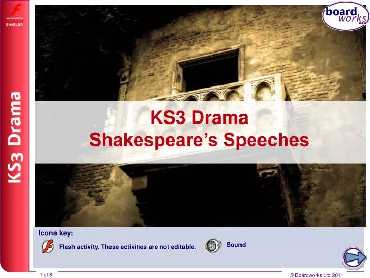 ks3 drama shakespeare s speeches