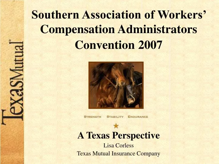 southern association of workers compensation administrators convention 2007