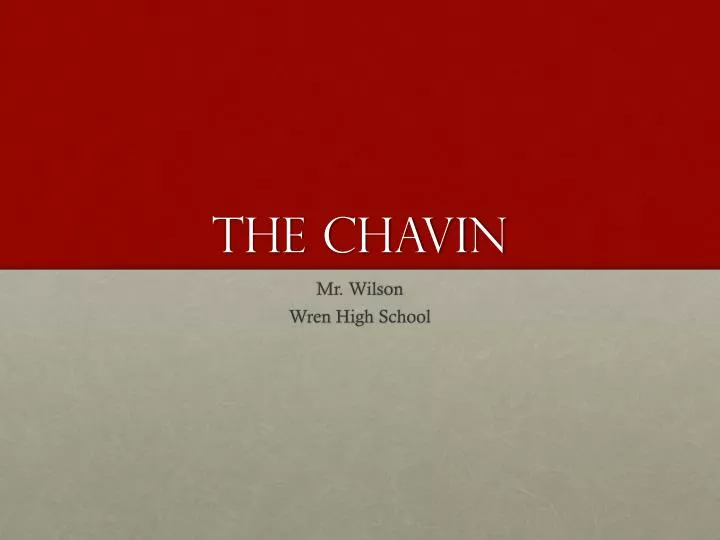 the chavin