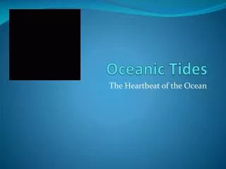 Oceanic Tides