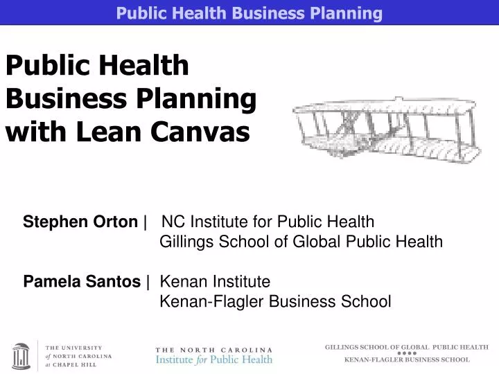 public health business planning with lean canvas