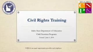 Civil Rights Training