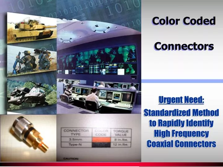 color coded connectors