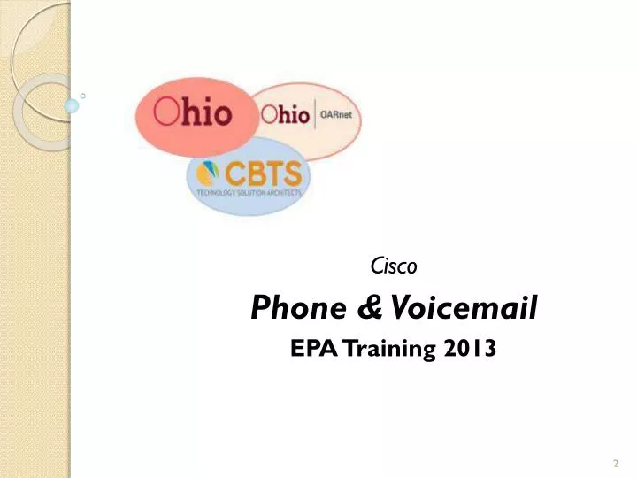 cisco phone voicemail epa training 2013