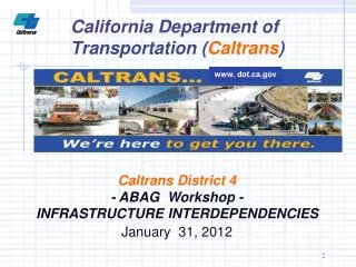 California Department of Transportation ( Caltrans )